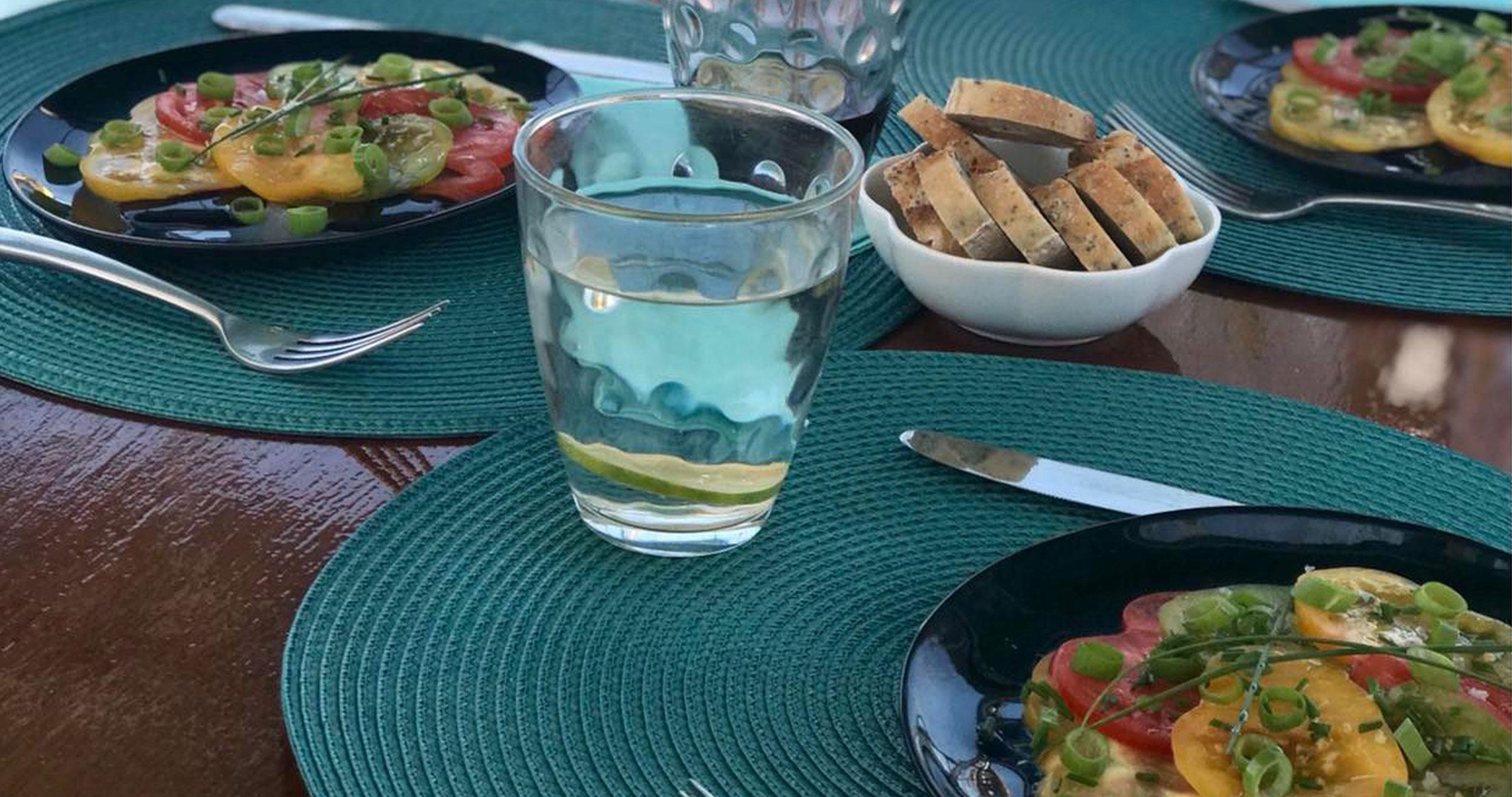 Repas à bord tout au long de votre location