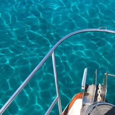 Mouillage idyllique en Corse 